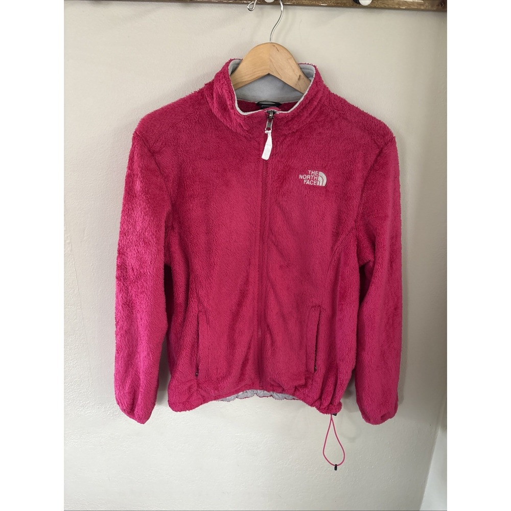 The North Face Womens Osito 2 Fleece Jacket Pink Full Zip Size Large Soft